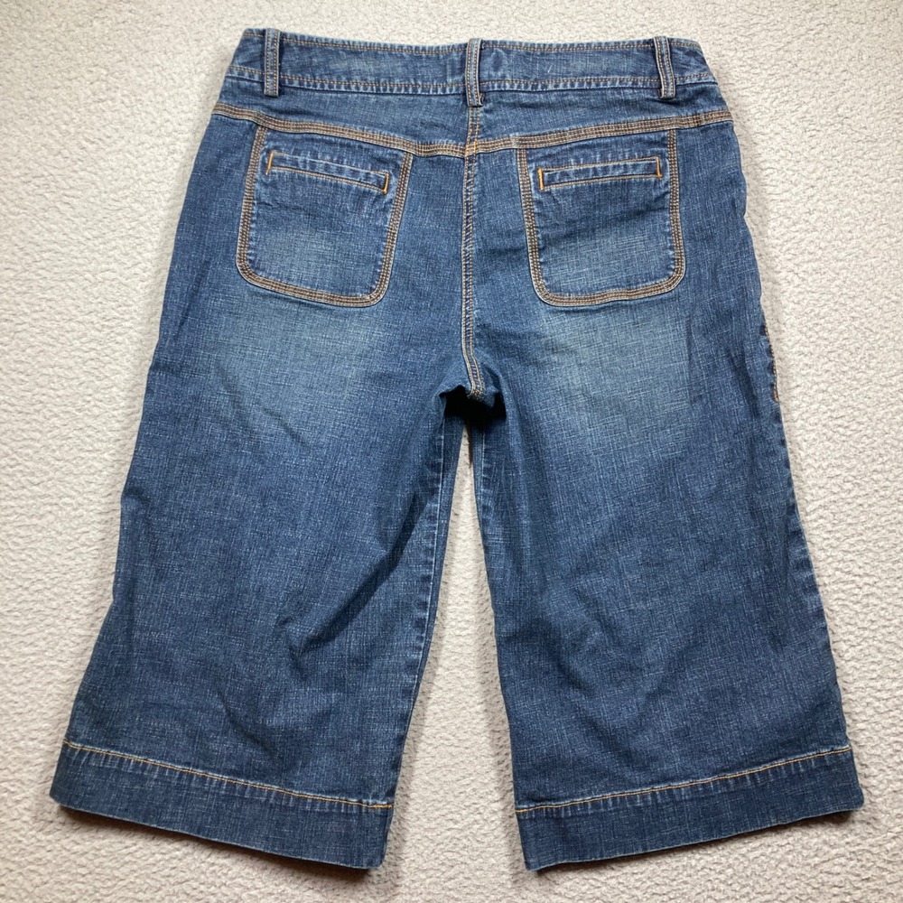 LOFT Blue Denim Bermuda Shorts - Picture 8 of 11